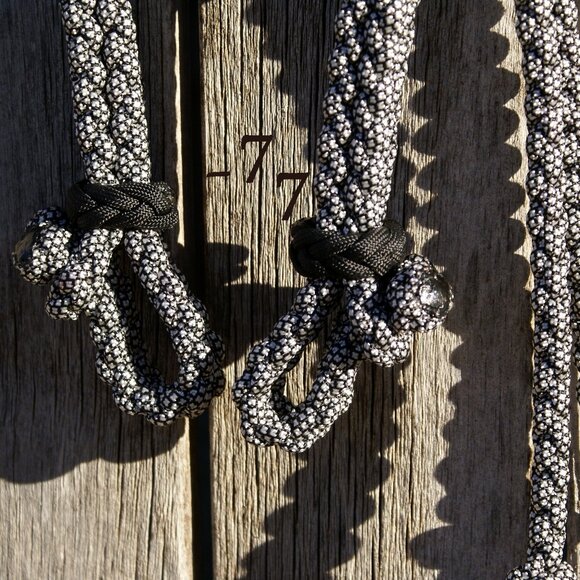 New Handmade Vaquero/Buckaroo Style Braided Paracord Split Ear Bridle/Headstall - Picture 6 of 7